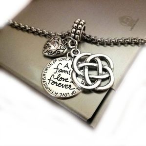 Family love celtic charm for Pandora